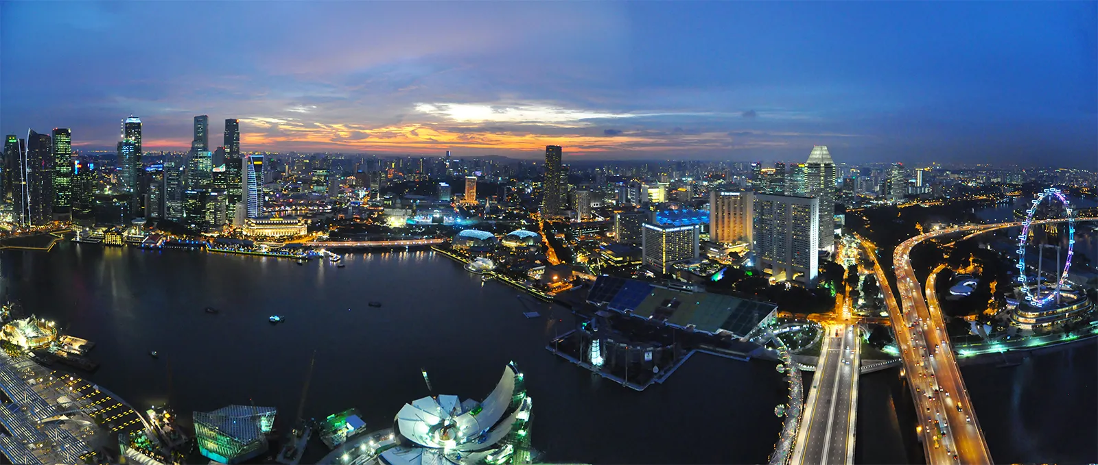 Night-view-Singapore